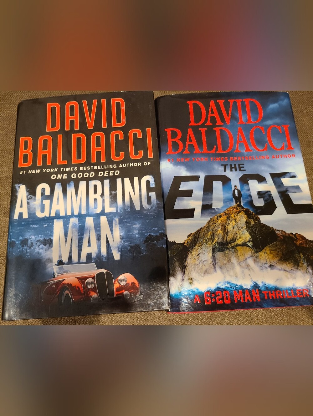 David Baldacci A Gambling Man & The Edge Thriller Books - Bestsellers